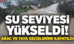 Su seviyesi 3 metre yükseldi! Araç ve yaya geçişlerine kapatıldı