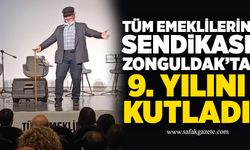 Tüm Emeklilerin Sendikası Zonguldak’ta 9. yılını kutladı