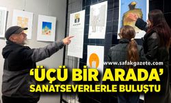 Üçü Bir Arada” Karikatür Sergisi sanatseverlerle buluştu