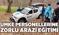 UMKE personellerine zorlu arazi eğitimi verildi