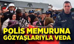 Polis memuruna gözyaşlarıyla veda: Tabuta sarılıp feryat ettiler