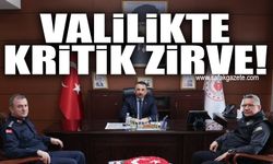 Valilikte kritik zirve! Zonguldak’ın güvenliği mercek altında