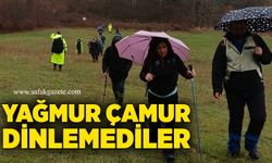 Yağmur çamur dinlemediler