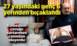 Cesur Genç, Çocuğu Kurtarırken 6 Bıçak Darbesi Aldı
