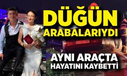 Yeni evli çiftten acı haber; Genç kadın olay yerinde öldü