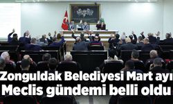 Zonguldak Belediyesi Mart ayı meclis gündemi belli oldu