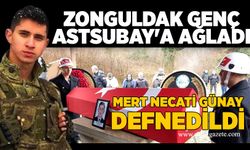 Zonguldak genç Astsubay'a ağladı: Mert Necati Günay defnedildi