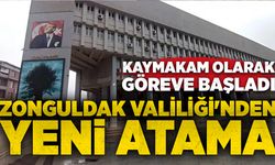 Zonguldak Valiliği'nden yeni atama: Kaymakam olarak göreve başladı