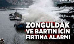 Zonguldak ve Bartın İçin Fırtına Alarmı