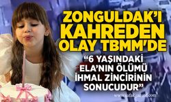 Zonguldak’ı kahreden olay TBMM'de: “Minik Ela’nın ölümü ihmal zincirinin sonucudur”