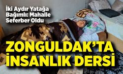 Zonguldak'ta Yatalak Kadına Komşuları Umut Oldu