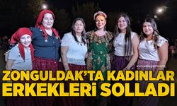 Zonguldak’ta kadınlar erkekleri solladı