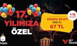 67 Burda AVM’den 67 TL’ye Sinema Kampanyası