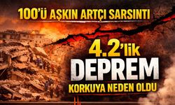 Peş peşe 100’den fazla deprem: Gece 4.2’lik sarsıntı