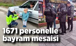 Zonguldak'ta bin 671 personelle bayram mesaisi