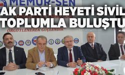 AK Parti heyeti sivil toplumla buluştu