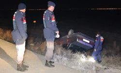 Aksaray'da Takla Atan Otomobilde Sürücü Yaralandı