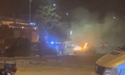 Elazığ’da Seyir Halindeki Araçta Yangın Çıktı