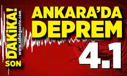 Ankara'da deprem oldu