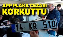 APP plakadan ceza yemek istemeyenler şoförler odasına akın etti