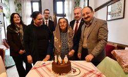 Asırlık çınar 100. yaş gününde yalnız bırakılmadı