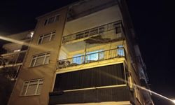 Binanın balkonunda kısmi çökme meydana geldi