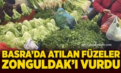 Basra’da atılan füzeler Zonguldak’ı vurdu