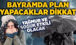 Bayramda plan yapacaklar dikkat: Yağmur ve soğuk etkili olacak