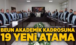 BEUN Akademik Kadrosuna 19 yeni atama