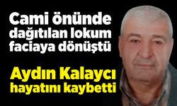 Lokum faciası: Cami çıkışı ölüm getirdi