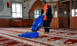 Camiler bayrama hijyenik hazırlandı