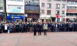 Çanakkale Zaferi'nin 111. yıldönümü Çaycuma'da törenlerle kutlandı