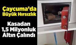 Çaycuma’da Büyük Hırsızlık: Kasadan 1,5 Milyonluk Altın Çalındı