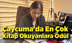 Çaycuma’da en çok kitap okuyanlara Kaymakamdan ödül