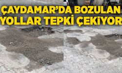 Çaydamar’da bozulan yollar tepki çekiyor