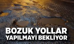 Çaydamar Mahallesi’nde bozuk yollar yapılmayı bekliyor