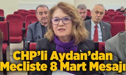 CHP’li Aydan’dan Mecliste 8 Mart Mesajı
