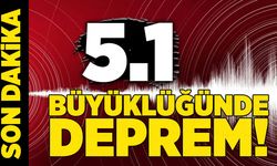 Denizli’de 5.1 büyüklüğünde deprem! Ege sallandı...