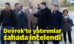 Çolakoğlu Devrek’te yatırımları yerinde inceledi
