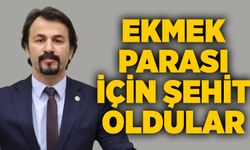 Ekmek parası için şehit oldular