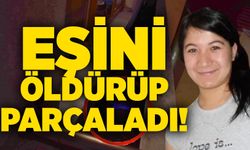 Eşini öldürüp parçalayarak çöp konteynerine attı!