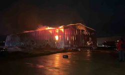 Karton fabrikasında çıkan yangın söndürüldü