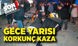 Gece Yarısı Feci Kaza: İki Araç Takla Attı