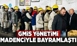 GMİS yönetimi madenciyle bayramlaştı
