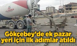 Gökçebey’de ek pazar yeri için ilk adımlar atıldı