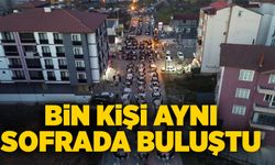 Gülüç’te bin kişilik iftar sofrası kuruldu