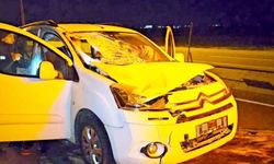 Hafif ticari araç yayaya çarptı: 1'i ağır 2 yaralı