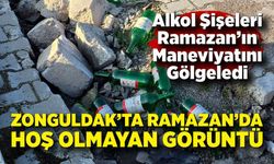 Zonguldak'ta Ramazan ayında hoş olmayan manzara