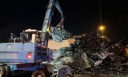 Ankara’da hurdalık yangını: 100 araç alevlere teslim oldu