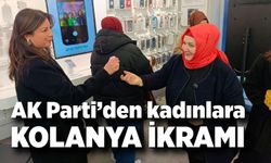 AK Parti’den 8 Mart’ta Kadınlara kolonya ikramı
